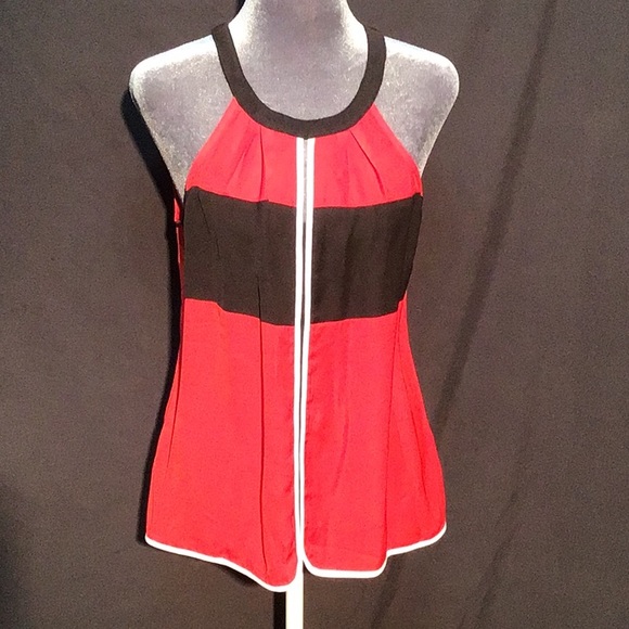 💕NWT💕 Worthington color block halter top size small - Picture 1 of 6